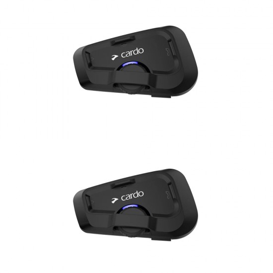 Sistem de comunicare Cardo Freecom 2X DUO - Kit intercom moto (două bucăți)