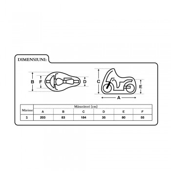 Husă scuter Oxford Aquatex Highscreen Scooter Husă scuter Oxford Aquatex Highscreen Scooter