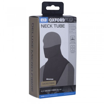 Protecție pentru gât (semicagulă) Oxford DELUXE MICRO FIBRE - BLACK