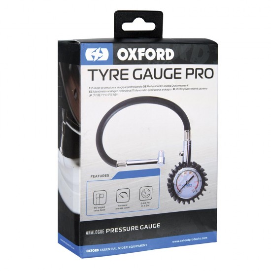 Manometru analog OXFORD Tyre Gauge Pro Manometru analog OXFORD Tyre Gauge Pro