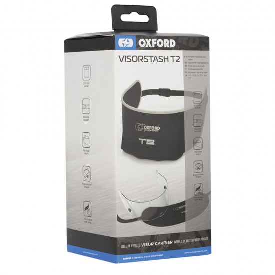 Husă pentru transport vizieră, cu buzunar - OXFORD VISOR STASH T2 Deluxe Husă pentru transport vizieră, cu buzunar - OXFORD VISOR STASH T2 Deluxe