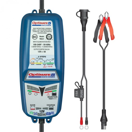 Tester/redresor OPTIMATE 5 (MAX 2.8AH) TM-220