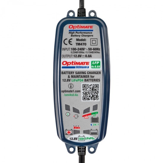 Tester/redresor OPTIMATE Lithium (MAX 0.8AH) TM-470 Tester/redresor OPTIMATE Lithium (MAX 0.8AH) TM-470