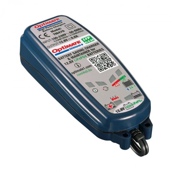 Tester/redresor OPTIMATE Lithium (MAX 0.8AH) TM-470 Tester/redresor OPTIMATE Lithium (MAX 0.8AH) TM-470
