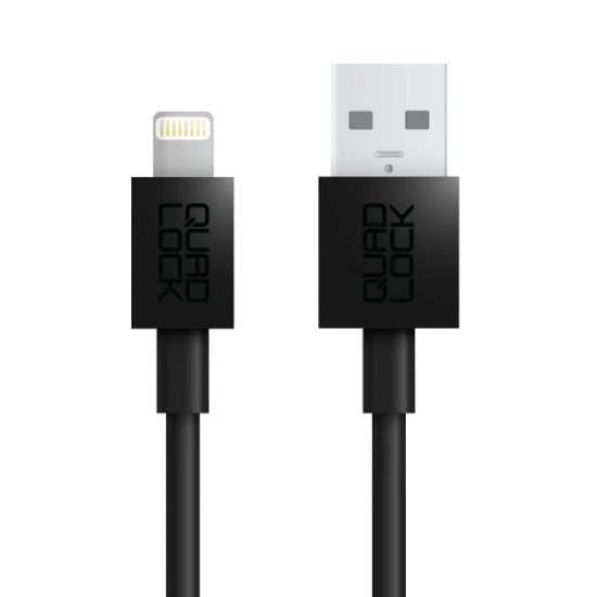 Quad Lock® - Cablu de date/încărcare USB-A to Lightning - 20cm