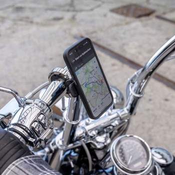 Quad Lock® - Suport telefon moto Pro Chrome Large - Ghidon