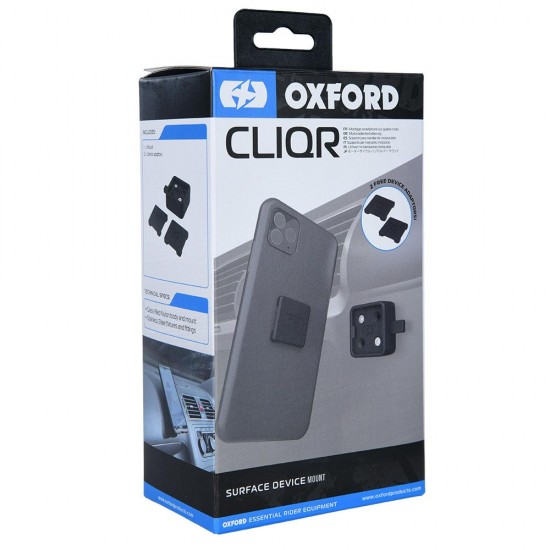 Suport telefon moto - prindere cu adeziv - OXFORD CLIQR Surface Device Mount System