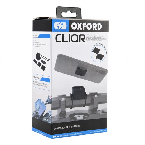 Suport telefon moto - prindere ghidon - OXFORD CLIQR MOTORCYCLE HANDLEBAR CLAMP 22.1mm