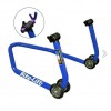 Stander moto spate Bike-Lift RS17 cu furci, albastru