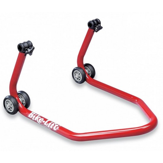 Stander moto spate Bike-Lift RS17 cu furci, roșu