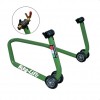 Stander moto spate Bike-Lift RS17 cu furci, verde
