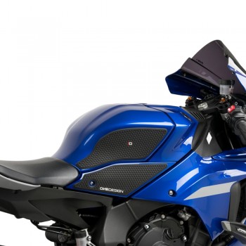 Tankpad Puig OneDesign - Protecții laterale pentru rezervor - Dedicat Yamaha R1 2020-2024 (SET)