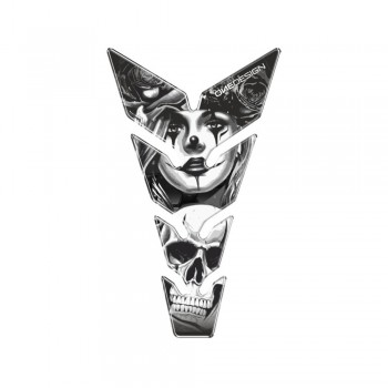 Tankpad protecție rezervor - Puig Skull & Poker