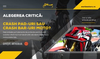 Alegerea critică: Crash pad-uri sau crash bar-uri moto?