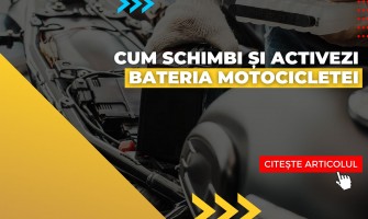 Cum schimbi și activezi bateria motocicletei