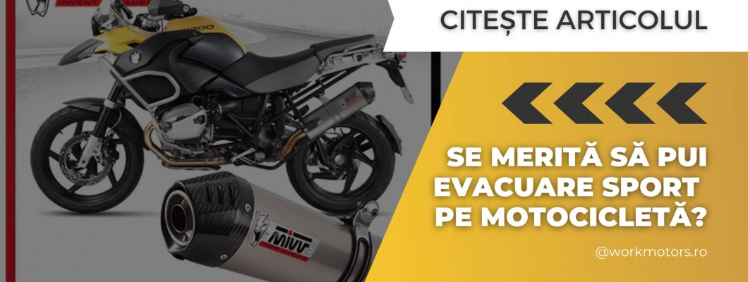 Se merită să pui o evacuare sport pe motocicletă? Se merită să pui o evacuare sport pe motocicletă?