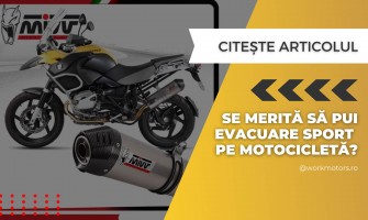 Se merită să pui o evacuare sport pe motocicletă?