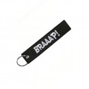 Breloc moto textil "BRAAAP" brodat