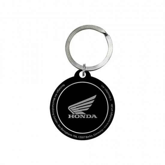 Breloc metalic rotund - Honda moto logo