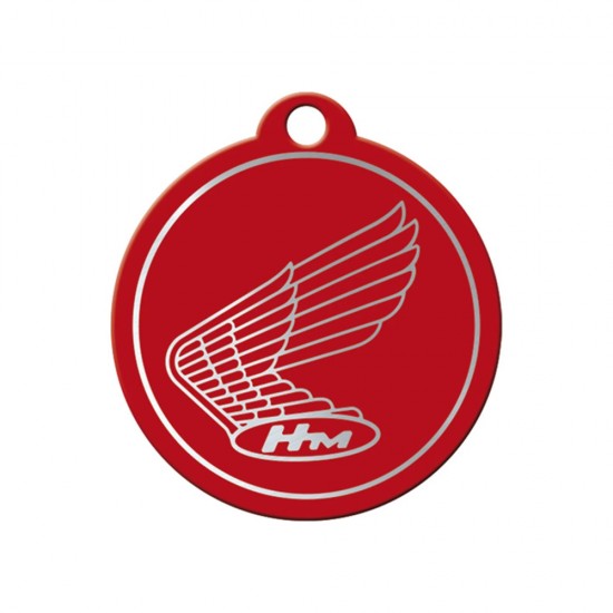 Breloc metalic rotund - Honda moto logo