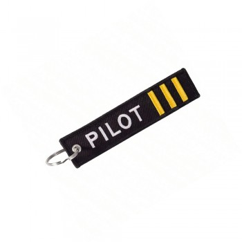 Breloc moto textil "PILOT" brodat Breloc moto textil "PILOT" brodat