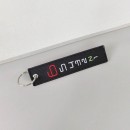 Breloc moto textil "Trepte de viteză" brodat