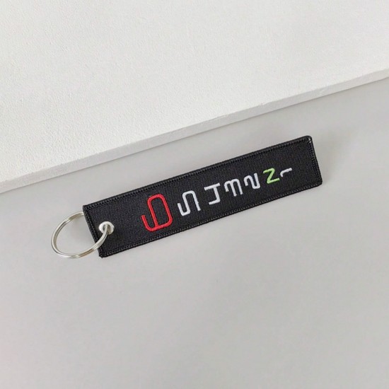 Breloc moto textil Trepte de viteză brodat