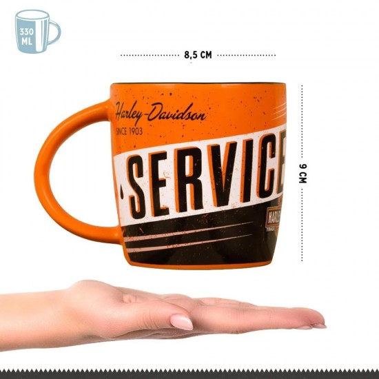 Cană ceramică 330 ml - Harley-Davidson Service & repair Cană ceramică 330 ml - Harley-Davidson Service & repair