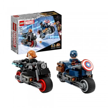 LEGO® Marvel Super Heroes: Motocicletele lui Black Widow si Captain America - 76260