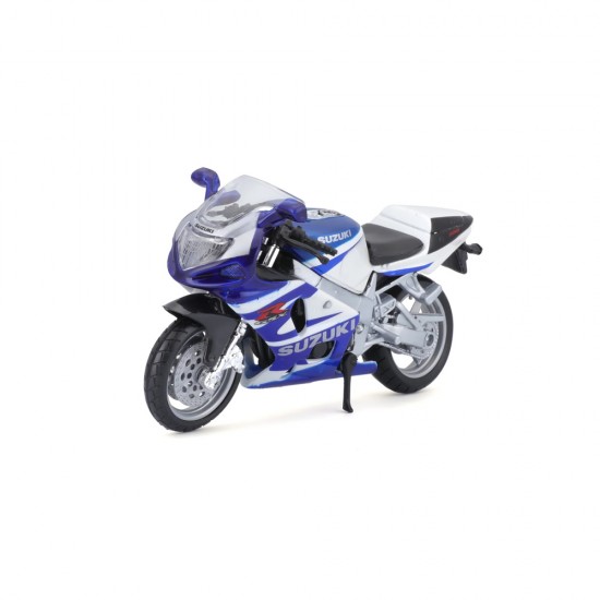 Machetă moto Bburago [1:18] - Suzuki GSX-R750 - Blue/White