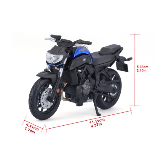 Machetă moto MAISTO [1:18] - Yamaha MT-07 2017 BLUE