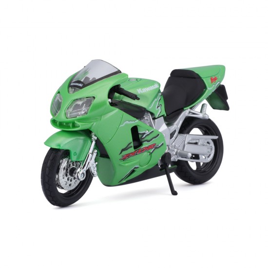 Machetă moto Maisto [1:18] - Kawasaki Ninja ZX-12R - Green