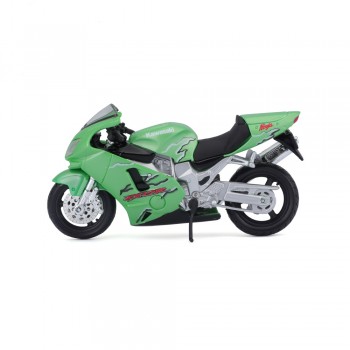 Machetă moto Maisto [1:18] - Kawasaki Ninja ZX-12R - Green