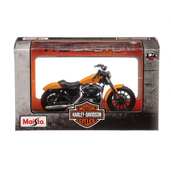 Machetă moto Maisto [1:18] - Harley-Davidson Sportster Iron 883 2014 - Yellow