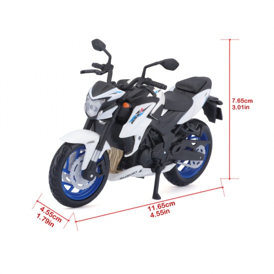 Machetă moto Maisto [1:18] - Suzuki GSX-S750 Aba - White/Black