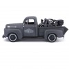 Machetă moto Maisto [1:24] - Ford F1 Pickup 1948 Harley Davidson - Matt Grey