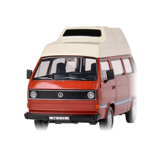 Machetă auto Motormax [1:24] - VW Volkswagen T3 Camper 1983 - Brown/White