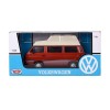 Machetă auto Motormax [1:24] - VW Volkswagen T3 Camper 1983 - Brown/White