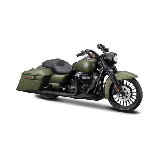 Machetă moto Maisto [1:18] - Harley-Davidson Road King Special 2022 - Olive green