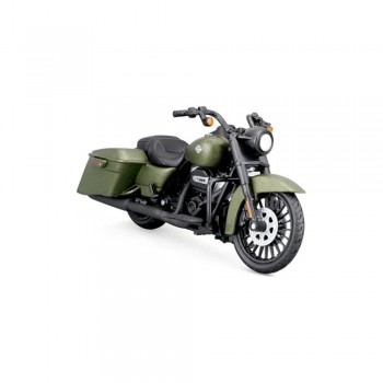 Machetă moto Maisto [1:18] - Harley-Davidson Road King Special 2022 - Olive green
