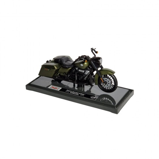 Machetă moto Maisto [1:18] - Harley-Davidson Road King Special 2022 - Olive green