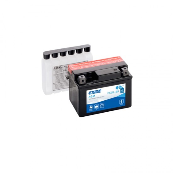 Exide - Baterie AGM fără întreținere ETX4L-BS (YTX4L-BS)
