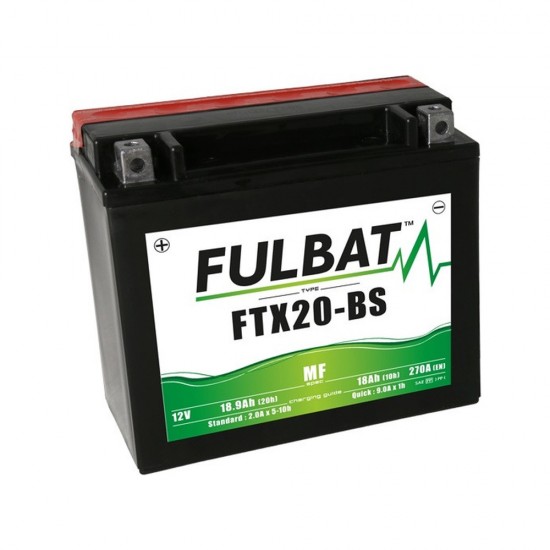 FULBAT - Baterie fără întreținere FTX20-BS (YTX20-BS)