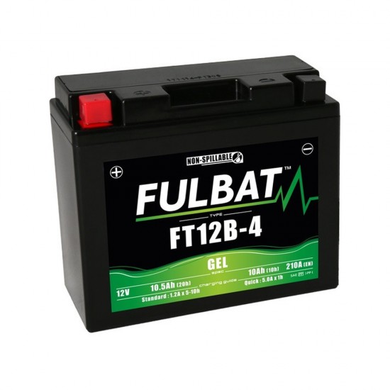 FULBAT - Baterie cu gel FT12B-4 GEL (YT12B-4) FULBAT - Baterie cu gel FT12B-4 GEL (YT12B-4)