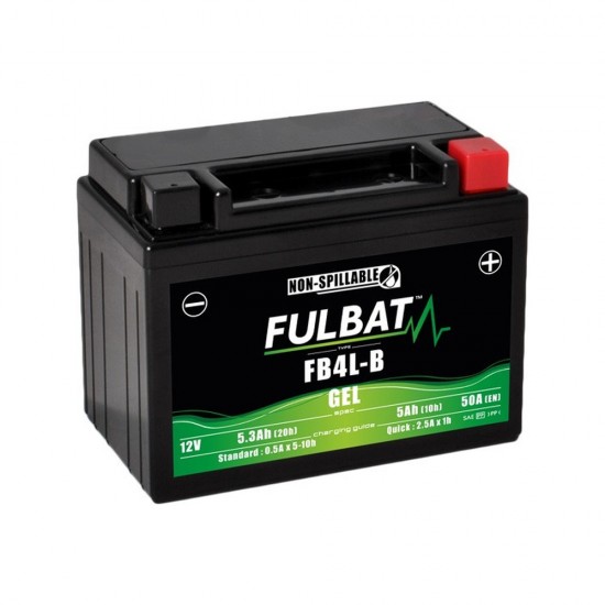 FULBAT - Baterie cu gel FB4L-B GEL (High Capacity) (YB4L-B GEL) FULBAT - Baterie cu gel FB4L-B GEL (High Capacity) (YB4L-B GEL)