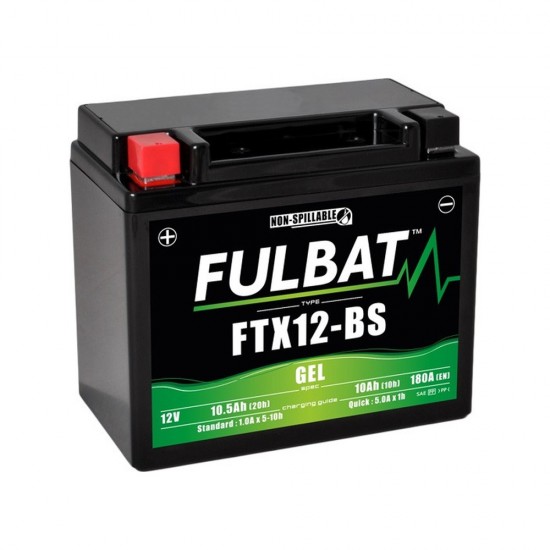 FULBAT - Baterie cu gel FTX12-BS GEL (YTX12-BS GEL) FULBAT - Baterie cu gel FTX12-BS GEL (YTX12-BS GEL)