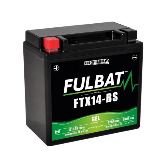 FULBAT - Baterie cu gel FTX14-BS GEL (YTX14-BS GEL) FULBAT - Baterie cu gel FTX14-BS GEL (YTX14-BS GEL)