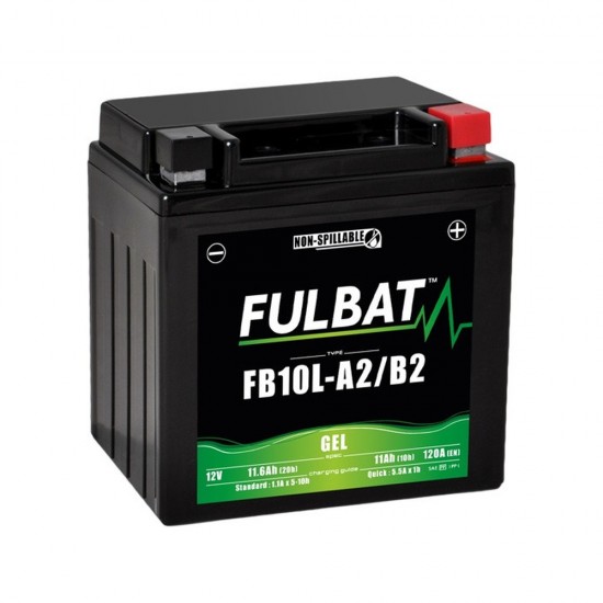 FULBAT - Baterie cu gel FB10L-A2/B2 GEL (YB10L-A2/B2 GEL)