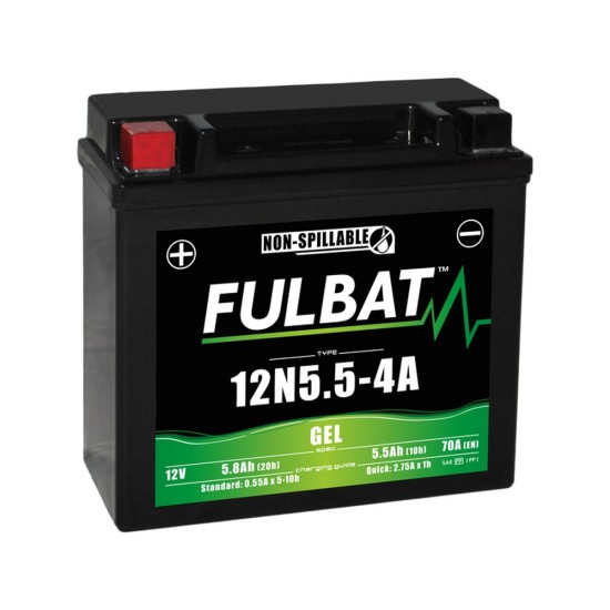 FULBAT - Baterie cu gel 12N5.5-4A GEL FULBAT - Baterie cu gel 12N5.5-4A GEL