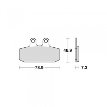 SBS - Plăcuțe frână 108HM High Minerals